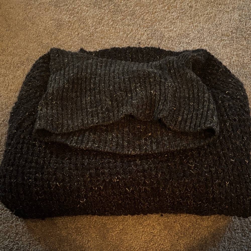 Free People Charcoal Turtleneck Sweater